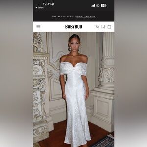 Baby boo white dress